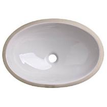 Cuba Oval de Embutir 49x36cm Cinza Claro - IL603 - ICASA