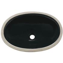 Cuba Oval de Embutir 49x36cm Preta - IL612 - ICASA Cuba Oval de Embutir 49x36cm Preta - IL612 - ICASA