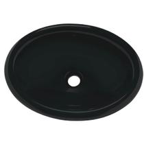 Cuba Oval de Sobrepor 44x32cm Preta - IL6612 - ICASA Cuba Oval de Sobrepor 44x32cm Preta - IL6612 - ICASA