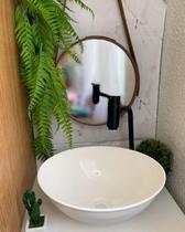 Cuba para banheiro Apoio sobrepor Polipropileno Oval Brilhante Cuba para banheiro Apoio sobrepor Polipropileno Oval Brilhante