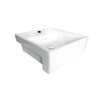 Cuba para Banheiro Cerâmica de Semi Encaixe Branca Quadrada 42cm Reno RC 3000 Cuba para Banheiro Cerâmica de Semi Encaixe Branca Quadrada 42cm Reno RC 3000
