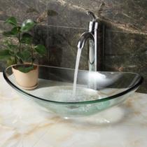Cuba Para Banheiro De Vidro Sobrepor Lavabo Canoa - GB49IN - Solid Ecommerce