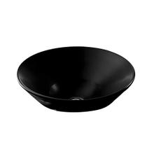 Cuba para Banheiro Kohler Conica Bell de Apoio Redonda 41x41cm Branca 2200BR-G-0 Preto Cuba para Banheiro Kohler Conica Bell de Apoio Redonda 41x41cm Branca 2200BR-G-0 Preto