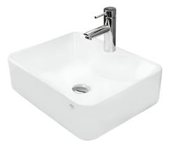 Cuba Para Banheiro Pia Retangular De Apoio Cerâmica Smart 48x37x13cm Smart Depot Cuba Para Banheiro Pia Retangular De Apoio Cerâmica Smart 48x37x13cm Smart Depot