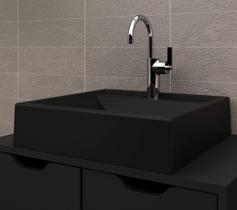 Cuba para Banheiro Preta 40x38cm BN3657 Tecnomóbili Cuba para Banheiro Preta 40x38cm BN3657 Tecnomóbili