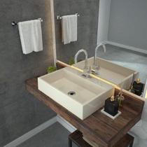 Cuba para Banheiro Rt55w Retangular Florenza Compace