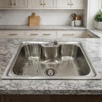 Cuba para Cozinha Aço Inox 201 Gourmet com Acessórios 60x42