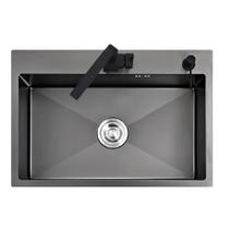Cuba Para Cozinha Aço Inox Quadrada Retangular 60 Cm - Preto Cuba Para Cozinha Aço Inox Quadrada Retangular 60 Cm - Preto