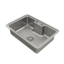 Cuba para Cozinha Docol Massima de Sobrepor/Embutir Retangular 640x440mm Inox