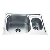 Cuba para Cozinha Dupla com Acessórios Aço Inox 69x50 Addra