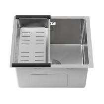 Cuba Para Cozinha Gourmet Aço Inox 304 Terena 44x44 cm Pingoo.casa - Prata Cuba Para Cozinha Gourmet Aço Inox 304 Terena 44x44 cm Pingoo.casa - Prata