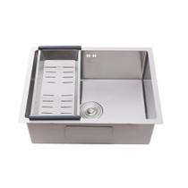 Cuba Para Cozinha Gourmet Aço Inox 304 Terena 58x45 cm Pingoo.casa - Prata