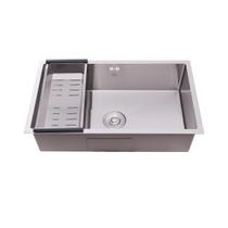 Cuba Para Cozinha Gourmet Aço Inox 304 Terena 74x44 cm Pingoo.casa - Prata