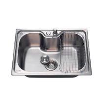 Cuba Para Cozinha Gourmet Aço Inox Borari Pingoo.Casa - Prata Cuba Para Cozinha Gourmet Aço Inox Borari Pingoo.Casa - Prata