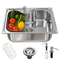 Cuba para Cozinha Gourmet com Acessórios 50x40 Cm Inox Aço Yab