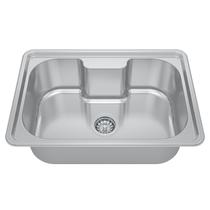 Cuba para Cozinha Gourmet Pia Aço Inox 63x44x20cm Acetinado GhelPlus Cuba para Cozinha Gourmet Pia Aço Inox 63x44x20cm Acetinado GhelPlus