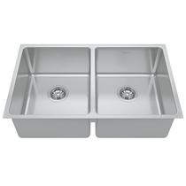 Cuba para Cozinha Gourmet Pia Dupla Aço Inox 74,5x44x20cm Acetinado GhelPlus