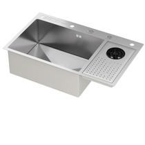 Cuba Para Cozinha Gourmet Zurique Aço Inox 304 Lava Copos GoldenX