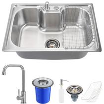 Cuba Para Cozinha Inox Com Acessórios e Lixeira Carajás e Torneira Tinguá Pingoo.casa Cuba Para Cozinha Inox Com Acessórios e Lixeira Carajás e Torneira Tinguá Pingoo.casa
