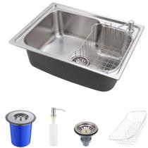 Cuba para cozinha pia com acessórios e lixeira Matis PIngoo.casa