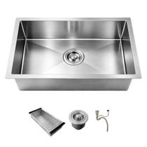 Cuba para Cozinha Pia Gourmet 60x40cm com Acessórios Escovada Prata Aço Inox 304 Brinovar Cuba para Cozinha Pia Gourmet 60x40cm com Acessórios Escovada Prata Aço Inox 304 Brinovar