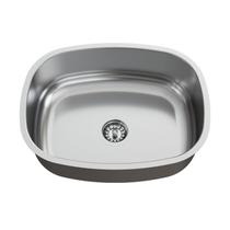 Cuba para Cozinha Pia Inox N4 41x32x14cm Polida com Válvula GhelPlus