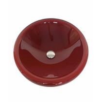 Cuba para pia de banheiro grande oval cuba de apoio 42X42 cm Vidro Temp Banheiro Lavabo Vinho 4045 Cuba para pia de banheiro grande oval cuba de apoio 42X42 cm Vidro Temp Banheiro Lavabo Vinho 4045