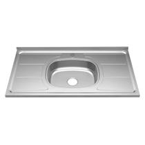 Cuba para Pia de Cozinha 100cmx53cm Concretada Escorredor Bali