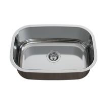 Cuba para Pia de Cozinha em Aço Inox N1 46x30x17cm Alto Brilho com Válvula GhelPlus