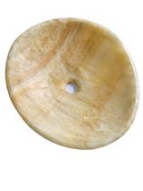 Cuba Pedra Natural Sobrepor Oval Bege Celine Ônix