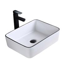 Cuba Pia Banheiro Cerâmica Branca Sobrepor 48x37 - Deend Cuba Pia Banheiro Cerâmica Branca Sobrepor 48x37 - Deend