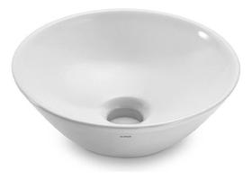 Cuba Pia Banheiro Redonda Branca Cerâmica Louça 29cm Icasa