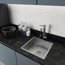 Cuba Pia Cozinha Gourmet Luxo Aço Inox 40X40 Cm Cuba Pia Cozinha Gourmet Luxo Aço Inox 40X40 Cm