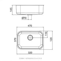 Cuba Pia Cozinha Gourmet Pia Aço 304 Inox Embutir Docol Tamanhos