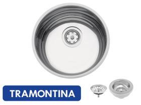 Cuba Pia Cozinha Redonda Tramontina 30x14 Inox 94071/507