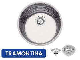 Cuba Pia Cozinha Redonda Tramontina 35x14 Inox 94073/507 Cuba Pia Cozinha Redonda Tramontina 35x14 Inox 94073/507