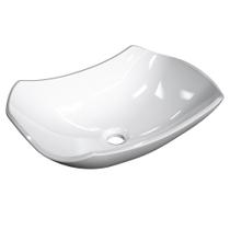 Cuba Pia de Apoio para Banheiro Abaulada Luxo 42 C08 Branco - Mpozenato Cuba Pia de Apoio para Banheiro Abaulada Luxo 42 C08 Branco - Mpozenato