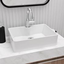 Cuba Pia De Apoio Retangular 42x31cm Diamantita Para Banheiro Lavabo Beltempo