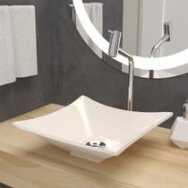 Cuba Pia De Apoio Sobrepor 34x34cm Quadrada Para Banheiro Lavabo Opala Cuba Pia De Apoio Sobrepor 34x34cm Quadrada Para Banheiro Lavabo Opala