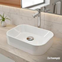 Cuba Pia De Apoio Sobrepor Retangular 36x27 Para Banheiro Lavabo Beltempo BT2040 Cuba Pia De Apoio Sobrepor Retangular 36x27 Para Banheiro Lavabo Beltempo BT2040