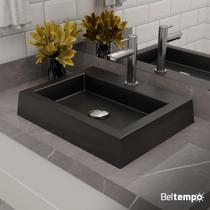 Cuba Pia de Apoio Sobrepor Retangular 47x37 Banheiro Lavabo Beltempo BT2727 Cuba Pia de Apoio Sobrepor Retangular 47x37 Banheiro Lavabo Beltempo BT2727