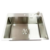 Cuba Pia De Cozinha Premium Em Aço Inox 304 Escovado 60x45cm - DECORPLACE