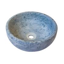 Cuba Pia De Pedra Sabão 30 cm P/ Lavabo Banheiro Rústica