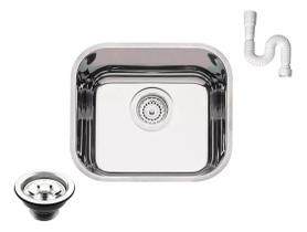 Cuba Pia Inox 304 Cozinha Nº0 40x34x19 As Luxo