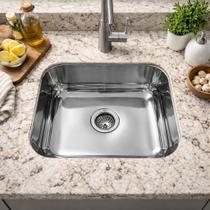 Cuba Pia Inox 430 Cozinha N 0 40x34x14 Eletrocubas Funda