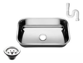 Cuba Pia Inox 430 Cozinha N 1 47x30x14 American Steel Funda