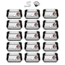 Cuba Pia Inox 47x30x14 430 American 15 Unidades Com Valvulas Cuba Pia Inox 47x30x14 430 American 15 Unidades Com Valvulas