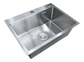 Cuba Pia Inox Quadrada Cozinha Gourmet 60Cm Com Acessórios Cuba Pia Inox Quadrada Cozinha Gourmet 60Cm Com Acessórios