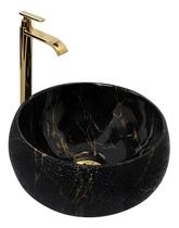 Cuba Pia Louça Cerâmica Apoio Banheiro 39x39cm Black Pearl Cuba Pia Louça Cerâmica Apoio Banheiro 39x39cm Black Pearl