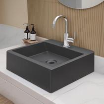 Cuba Pia Para Banheiro Apoio Lavabo 32X30Cm Palermo Cinza Cuba Pia Para Banheiro Apoio Lavabo 32X30Cm Palermo Cinza